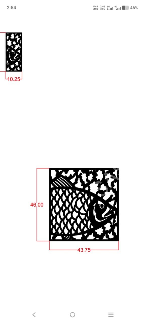 Geometric Designs CNC Laser Cutting Design - G-041.jpeg - Sasti Laser Namakkal